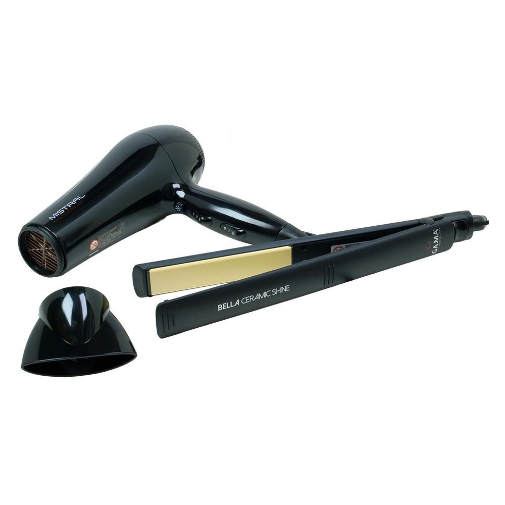 Combo Gama Alisador Bella Shine + Secador Mistral Tourmaline image number 2.0