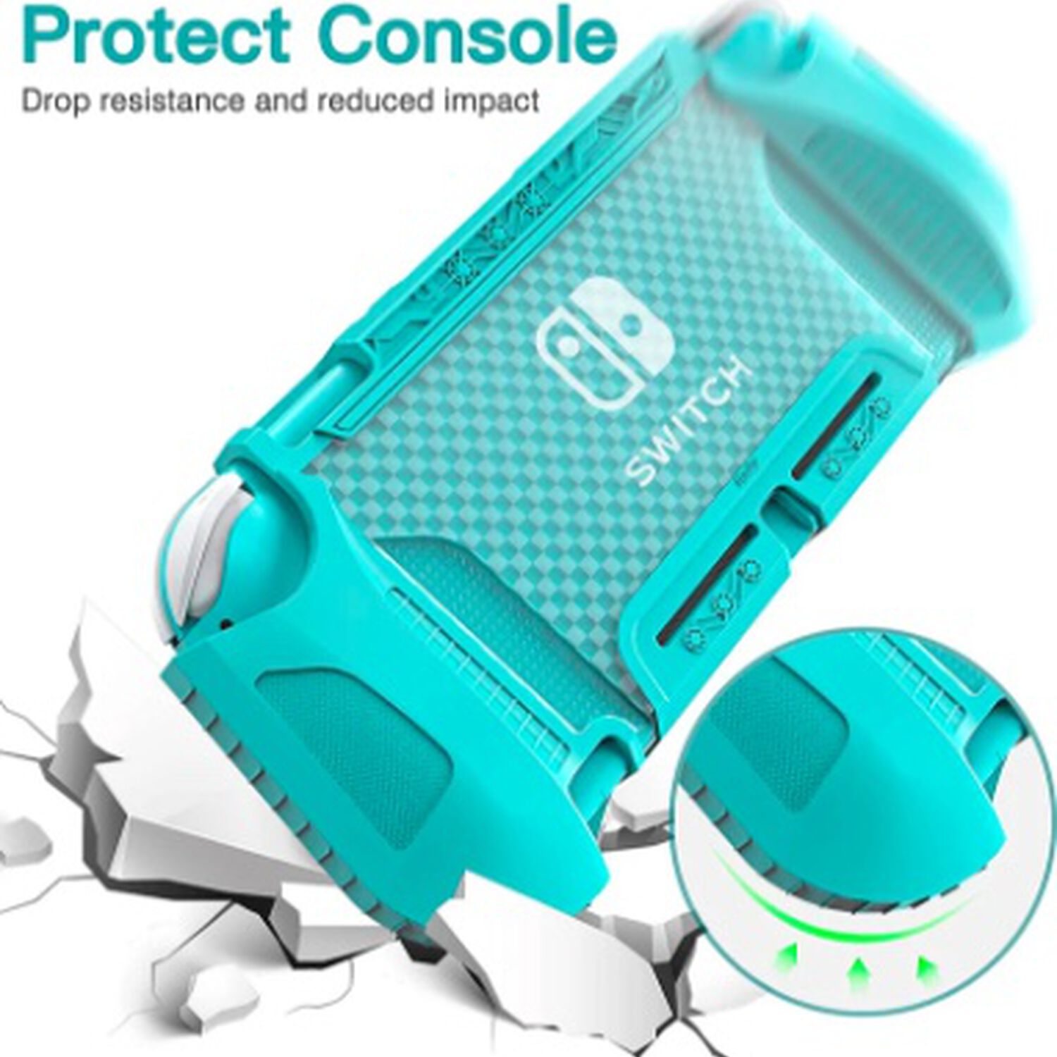 Carcasa Nintendo Switch Lite Celeste image number 2.0