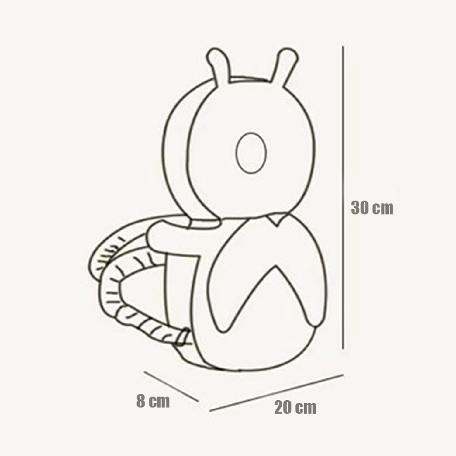Protectora Antigolpes Mochila Para Cabeza Seguridad Bebes image number 5.0