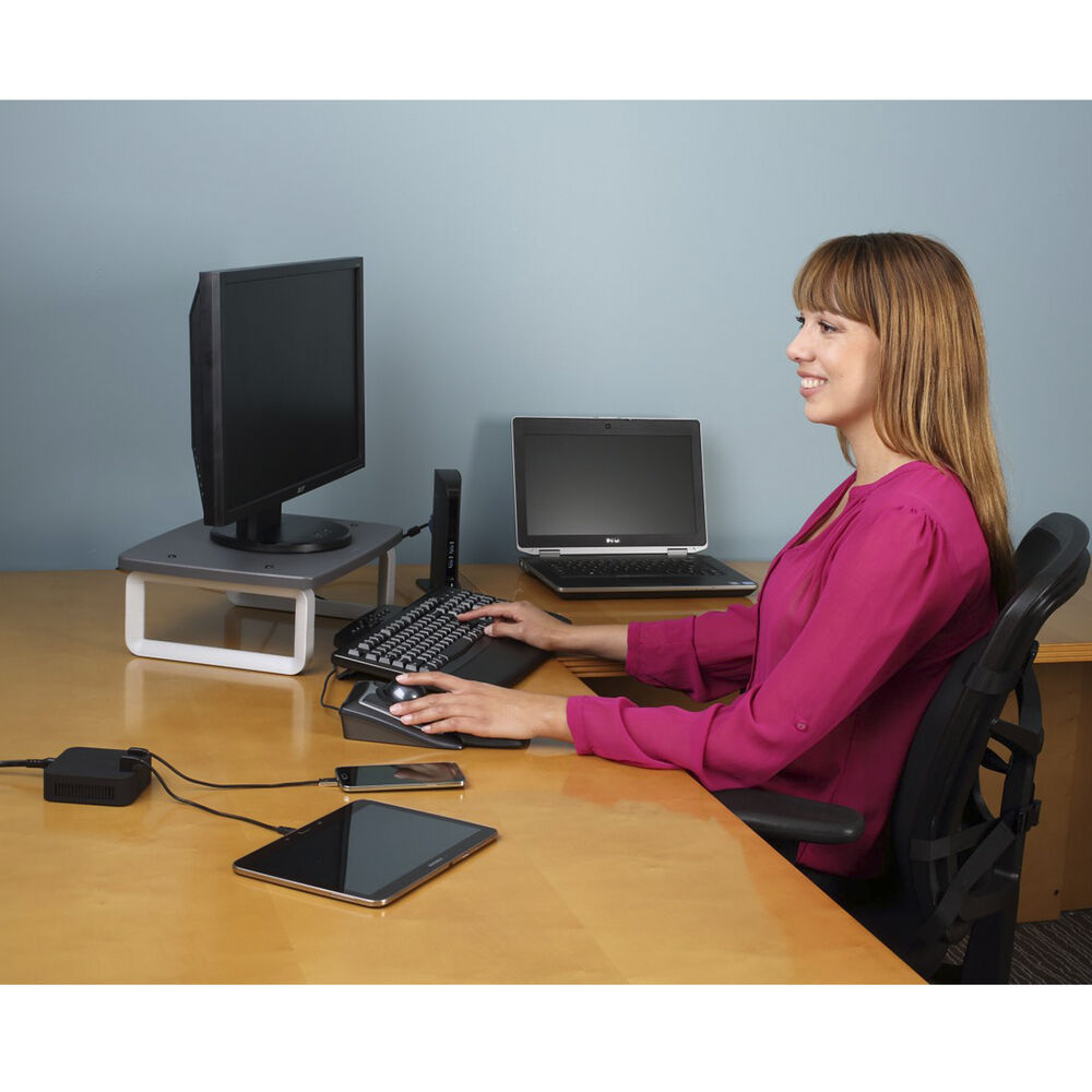 Base Para Monitor Stand Plus Smartfit Kensington - Negro image number 1.0