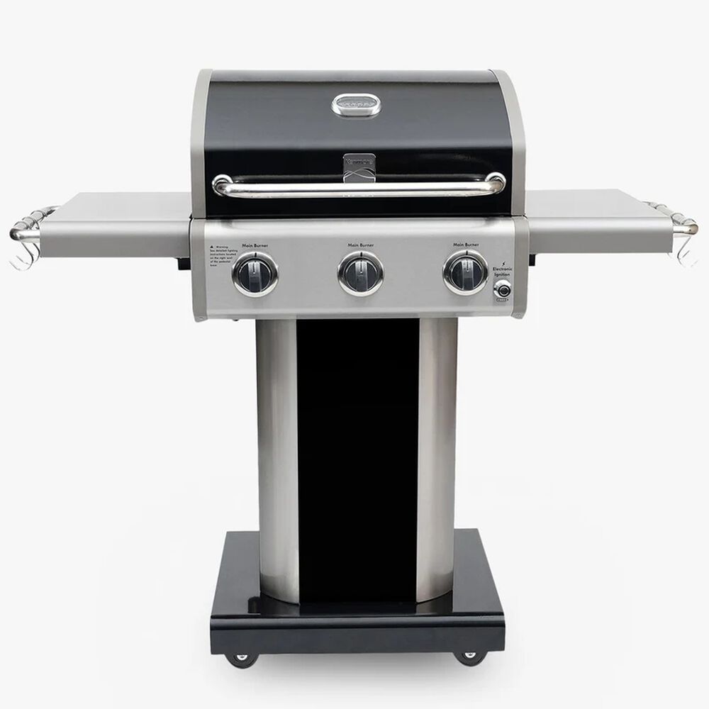 Parrilla A Gas 3 Quemadores - Color Negro image number 3.0