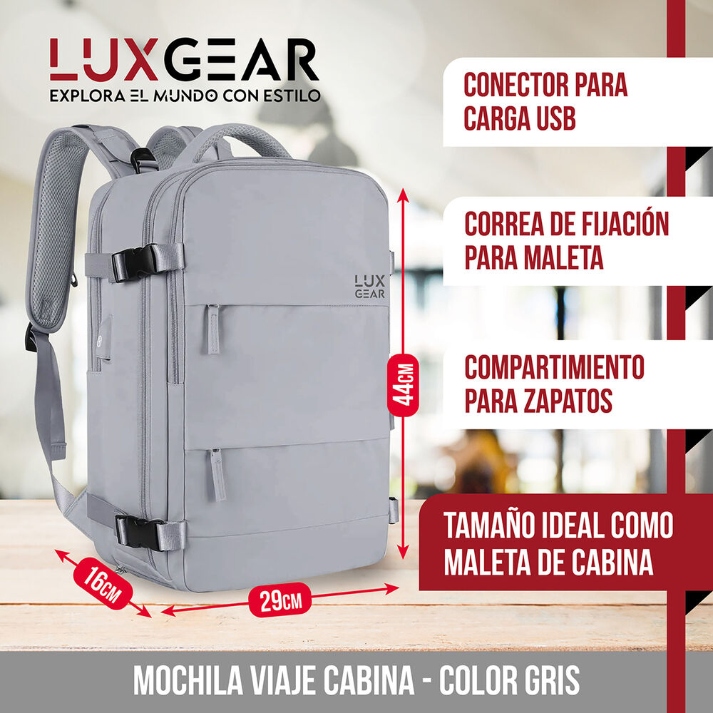 Mochila De Viaje Luxgear Nomadlife Impermeable Cabina image number 1.0
