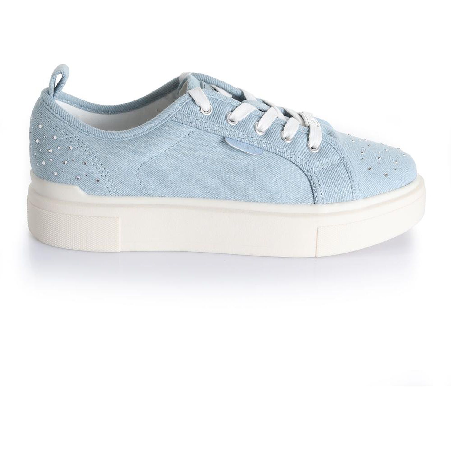 Zapatilla Urbana Mujer Via Uno Denim Claro image number 1.0