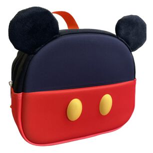 Mochila Infantil Orejas Dise&ntilde;o Rat&oacute;n Divertido Rojo Negro