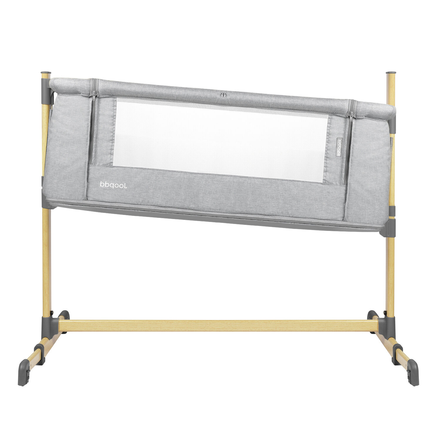 Cuna Colecho Aura Gris + Colch&oacute;n image number 4.0