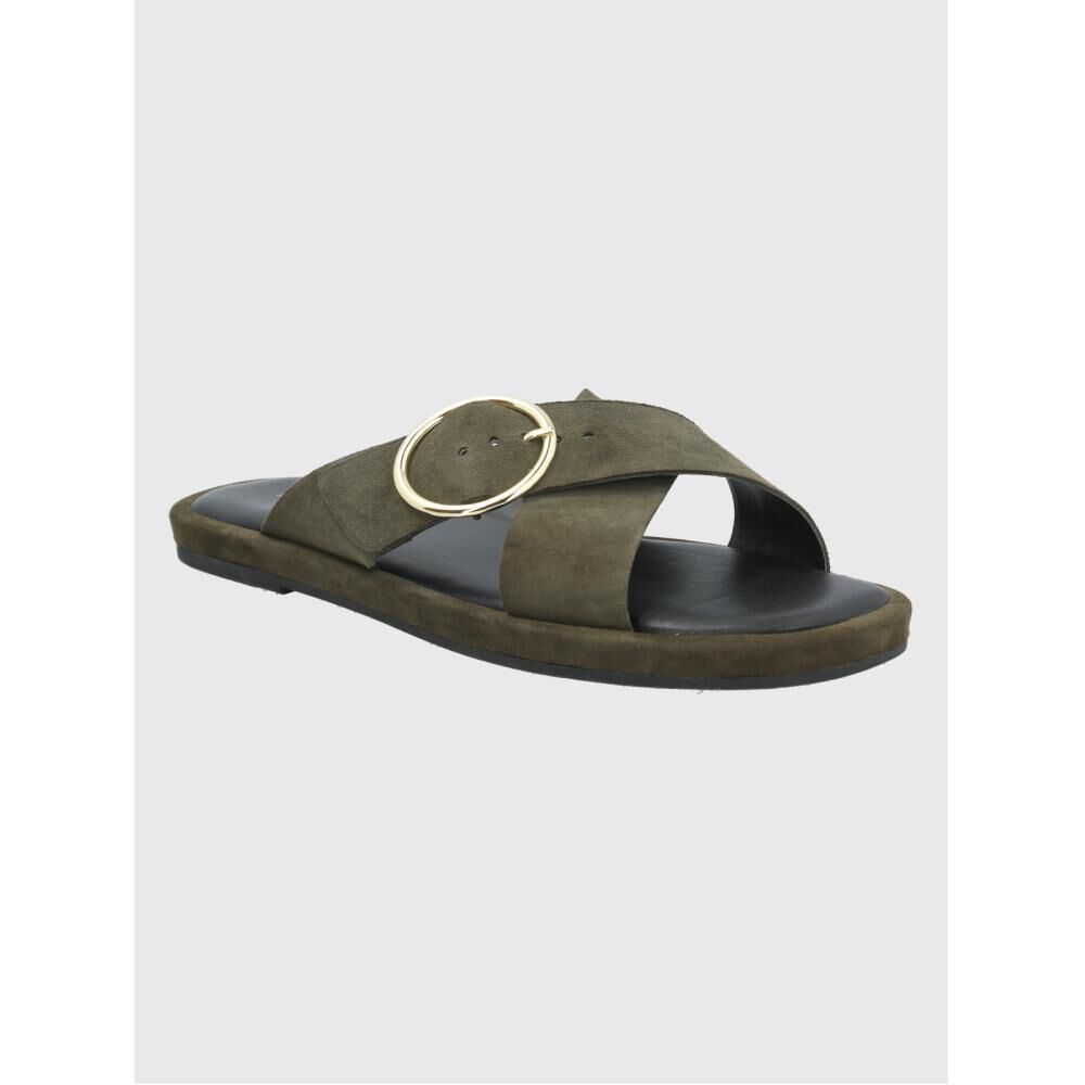 Sandalia Mujer Hush Puppies Bernard Verde image number 0.0