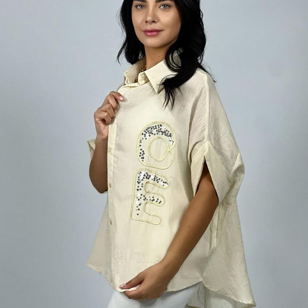 Blusa Bordado Love Con Lentejuelas Enigmática Boutique image number 8.0