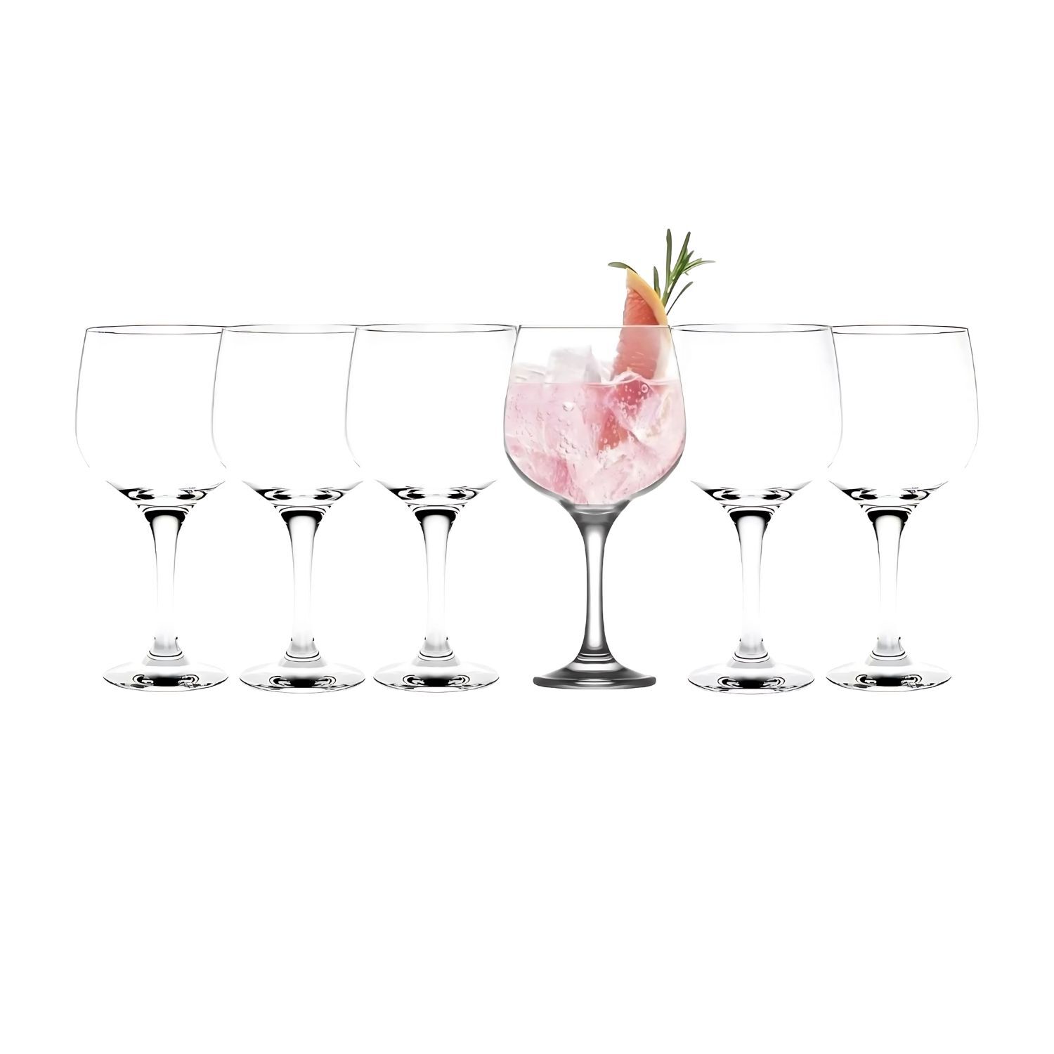 Set 6 Copas Gin Tonic Clasico Cocktail Vidrio 653ml Cristar image number 1.0