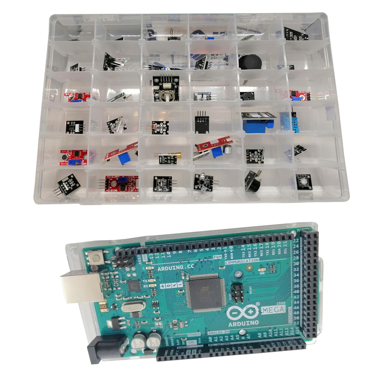 Arduino Mega + Kit De 37 Sensores image number 1.0