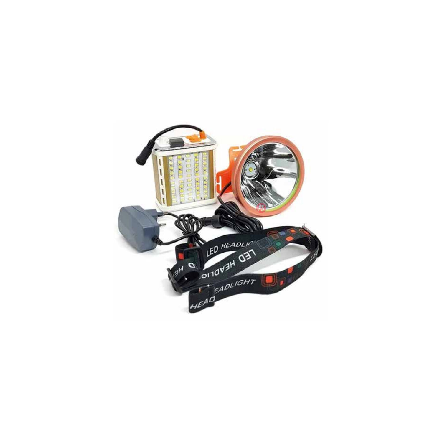 Linterna Led Cintillo Alcance 400mts Recargable - Ps image number 1.0