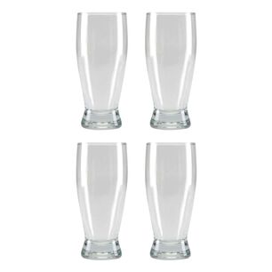Pack 4 Vasos Cerveceros Vidrio Modelo Amberes 560ml