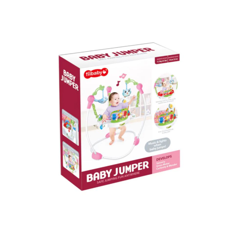 Silla Saltarina Did&aacute;ctica Musical De Beb&eacute; Gira360&deg; Ni&ntilde;o Ni&ntilde;a image number 5.0