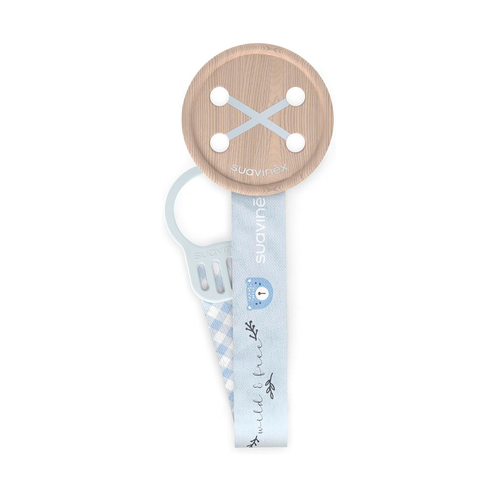 Broche Cinta Button Wild Azul image number 0.0