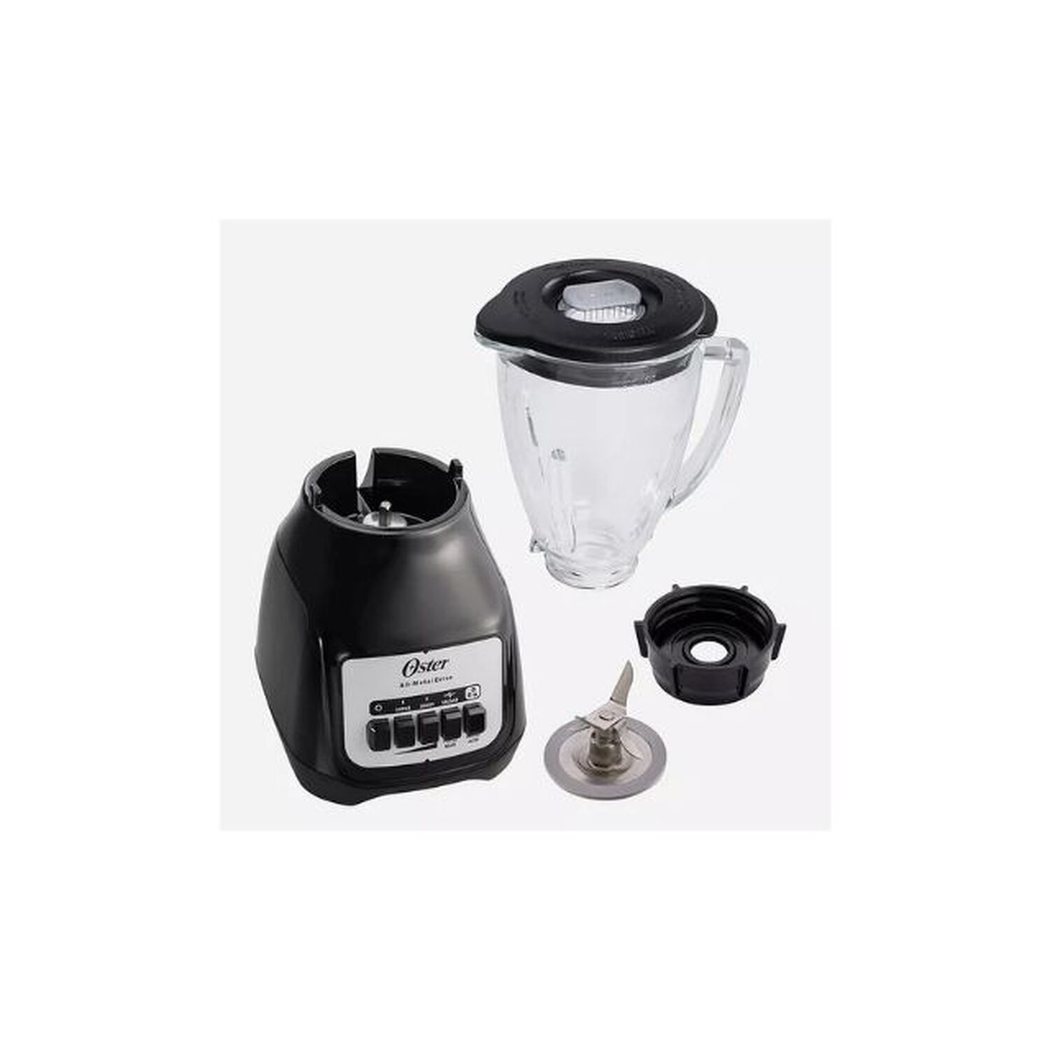 Licuadora Oster 2 Velocidades M&aacute;s Pulso Y Vaso De Vidrio Blstkagbpb image number 1.0