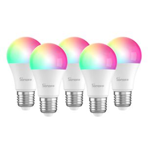 Pack De 5 Ampolletas Wifi Led Rgb Sonoff