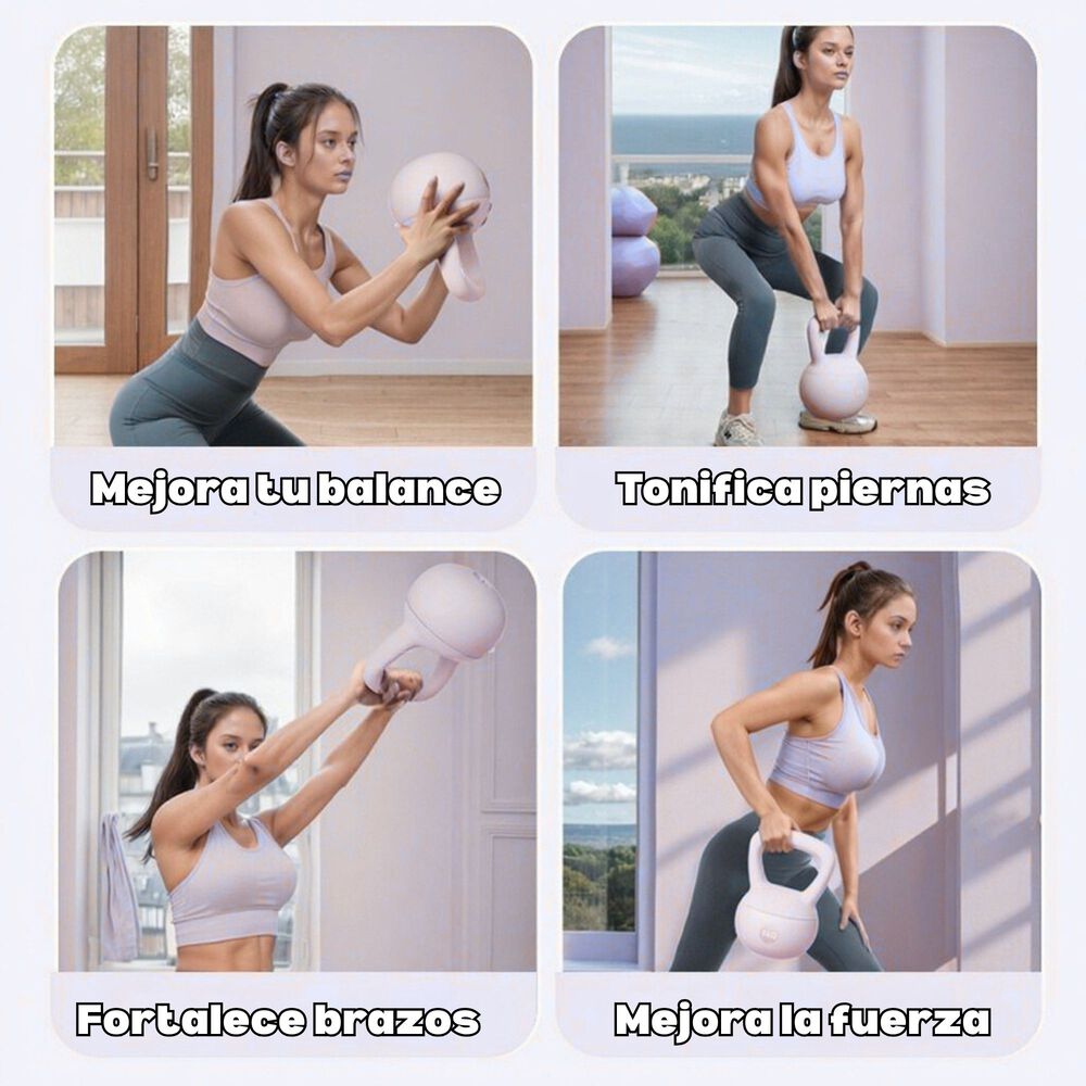 Pesa Rusa Kettlebell 10kg Crossfit Blanda Azul image number 3.0