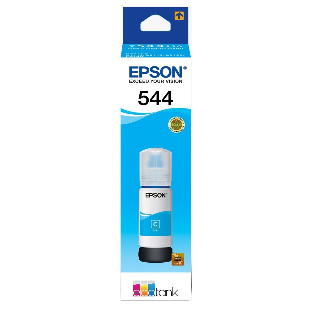 Tinta Botella Epson T544 Color Cyan De 65ml Original image number 1.0