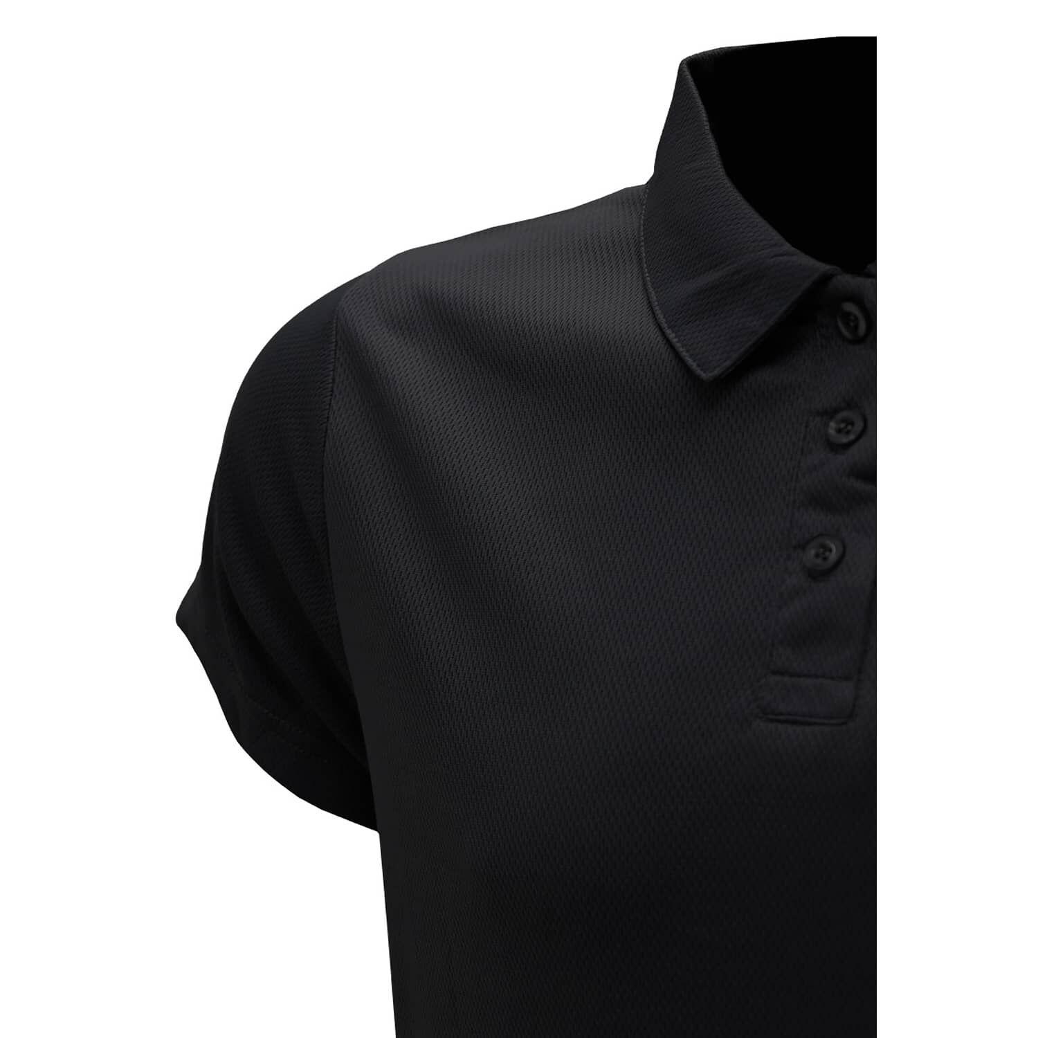 Polera Cooldry Quebec Manga Corta Mujer Black image number 2.0