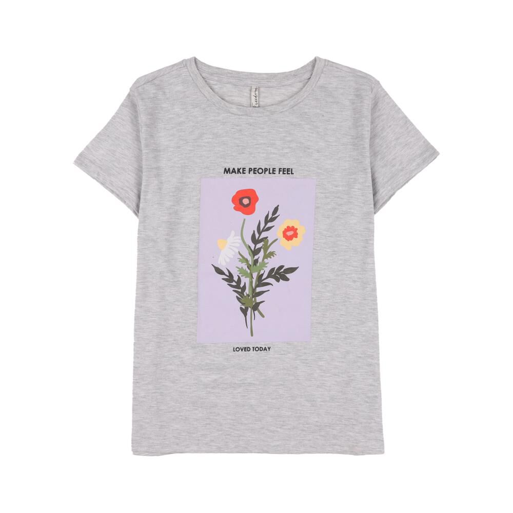 Polera Estampada Manga Corta Cuello Redondo Mujer Freedom image number 0.0