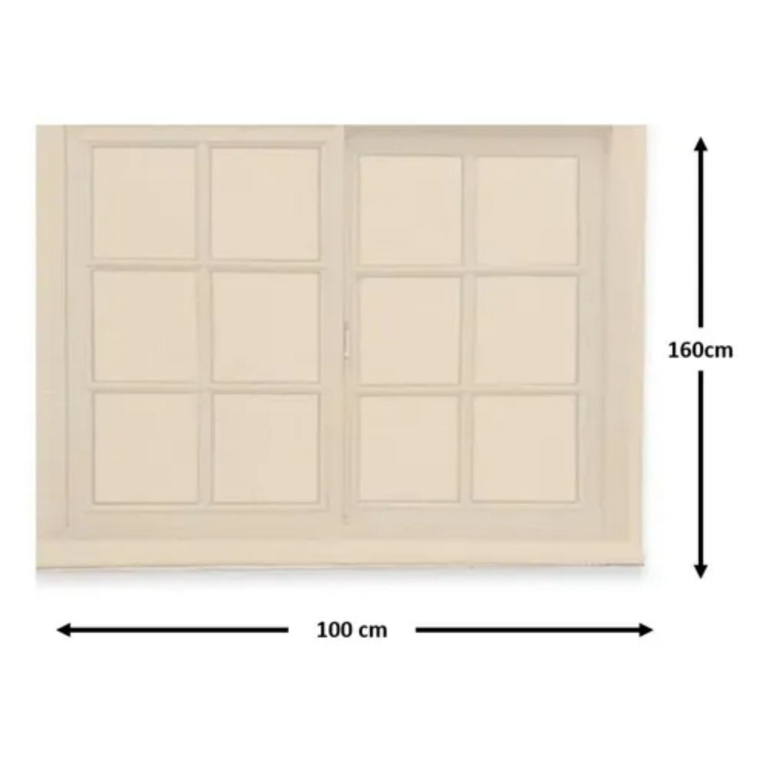 Cortina Roller Rustica Deluxe 100x160 Cm Beige image number 3.0