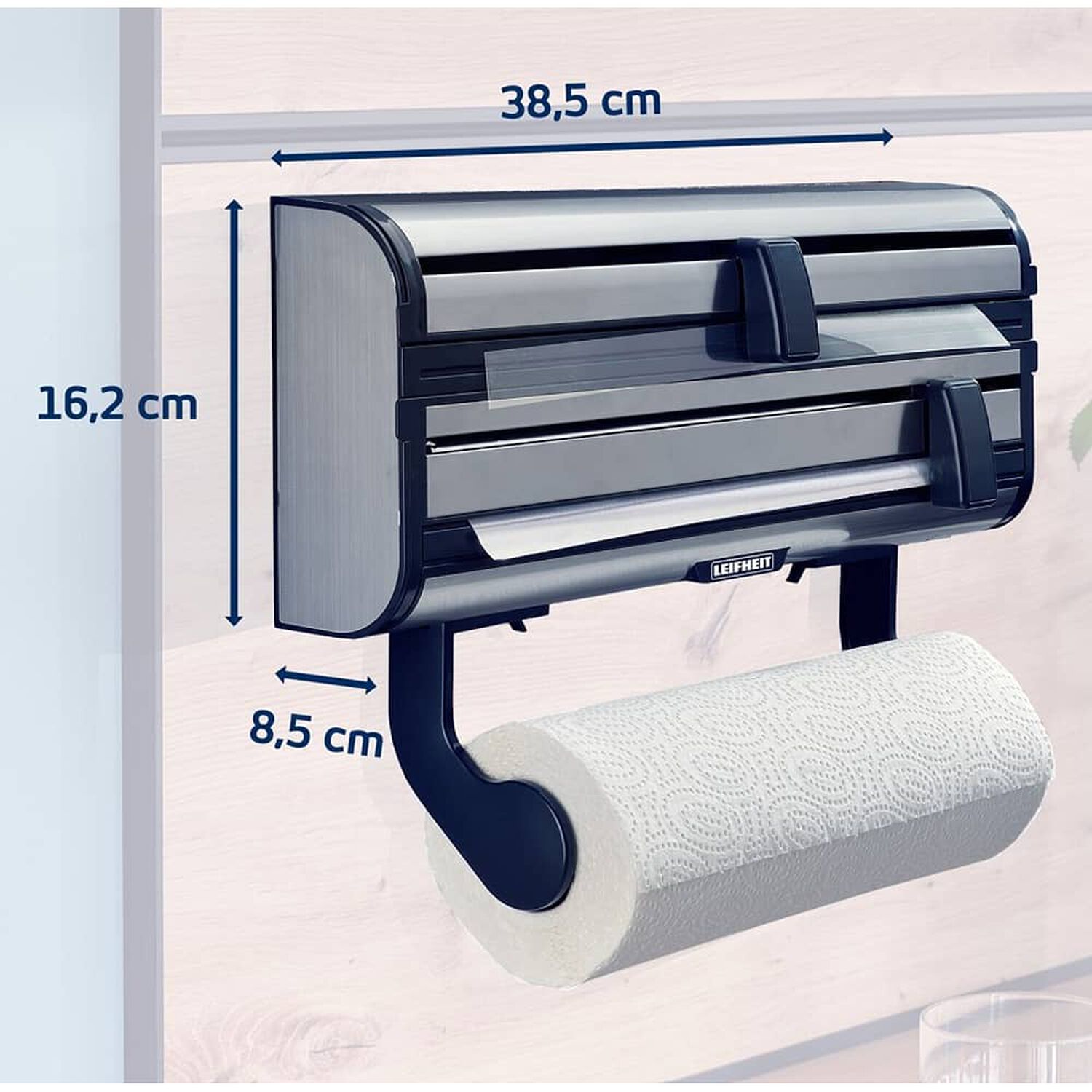 Portarrollo De Pared Inox image number 2.0