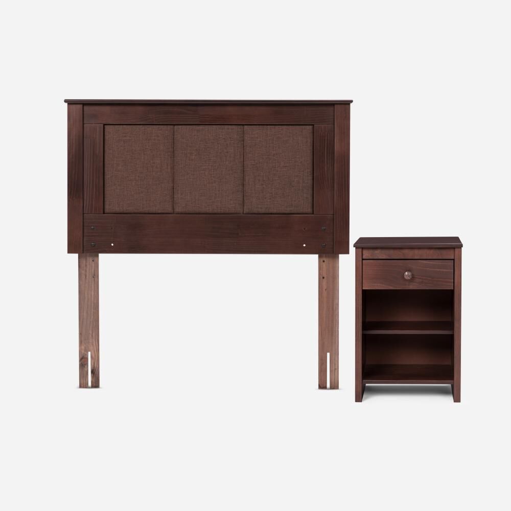 Cama Europea Rosen New Style 4 Plus / 1 Plaza / Base Normal + Set De Maderas Rachel image number 2.0