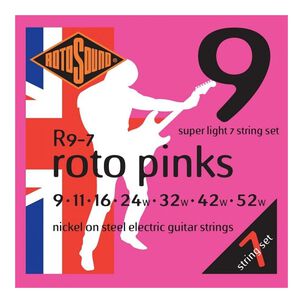 Set 7 Cuerdas Guitarra El&eacute;ctrica R9-7 Rotosound