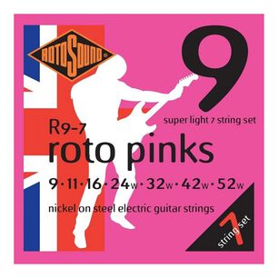 Set 7 Cuerdas Guitarra El&eacute;ctrica R9-7 Rotosound