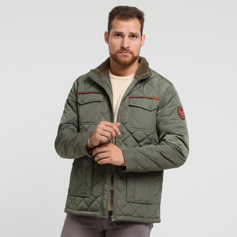 Parka Lisa Slim Cuello Alto Hombre Peroe image number 0.0