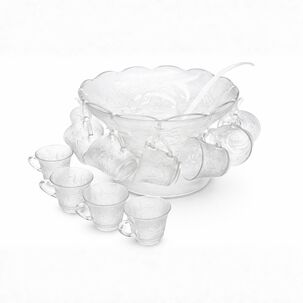 Set Ponchera 27 Piezas Coctelera De Vidrio Allegra