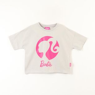 Polera Mc Ni&ntilde;a Pony Tale Barbie Gris