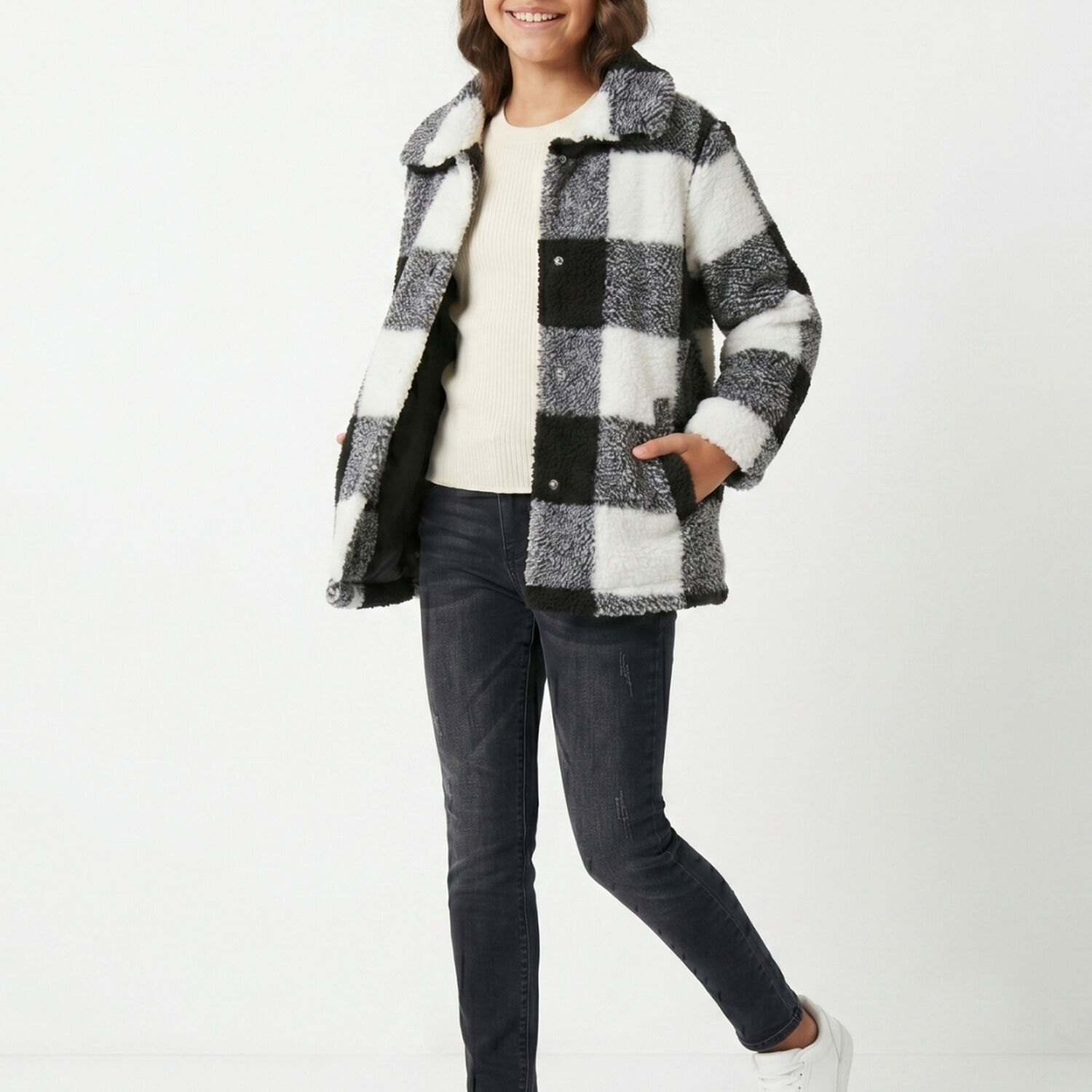 Poleron Chiporro Nina Jacket Polar Oversize Aesthetic image number 0.0