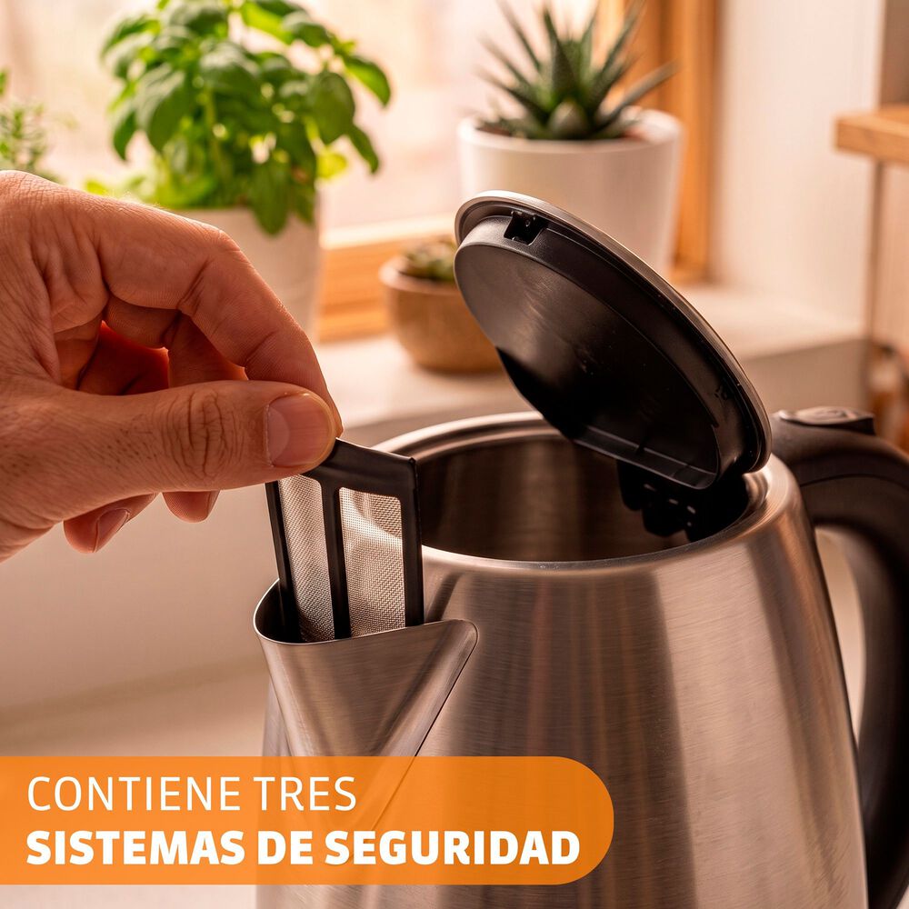 Somela Inoxboil HE1725 1.7 L Gris, foto 4