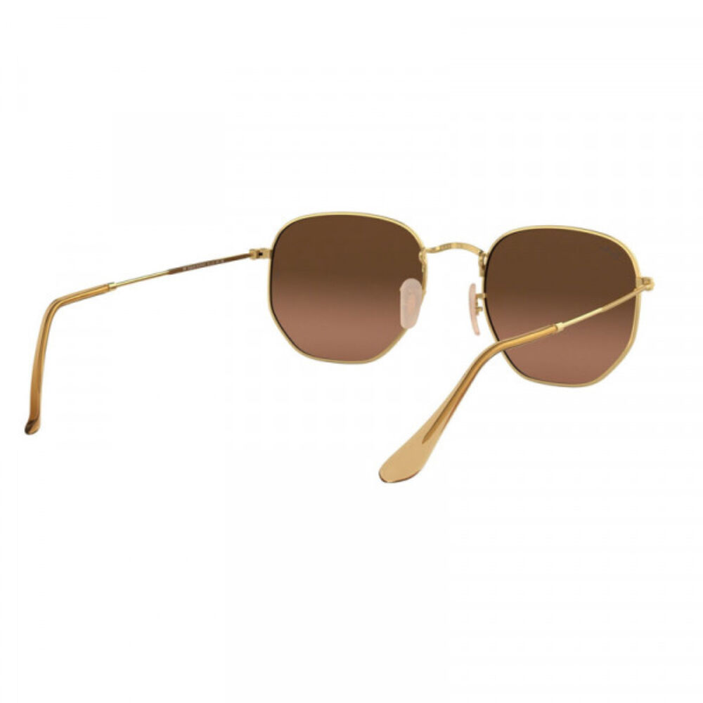 Lentes De Sol Hexagonal Dorado Ray-ban image number 3.0