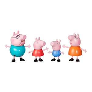 Juguete Set 4 Figuras Peppa Pig Y Su Familia 7cm Infantil