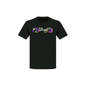 Polera Time Sport Manga Corta Ts2204 Negro