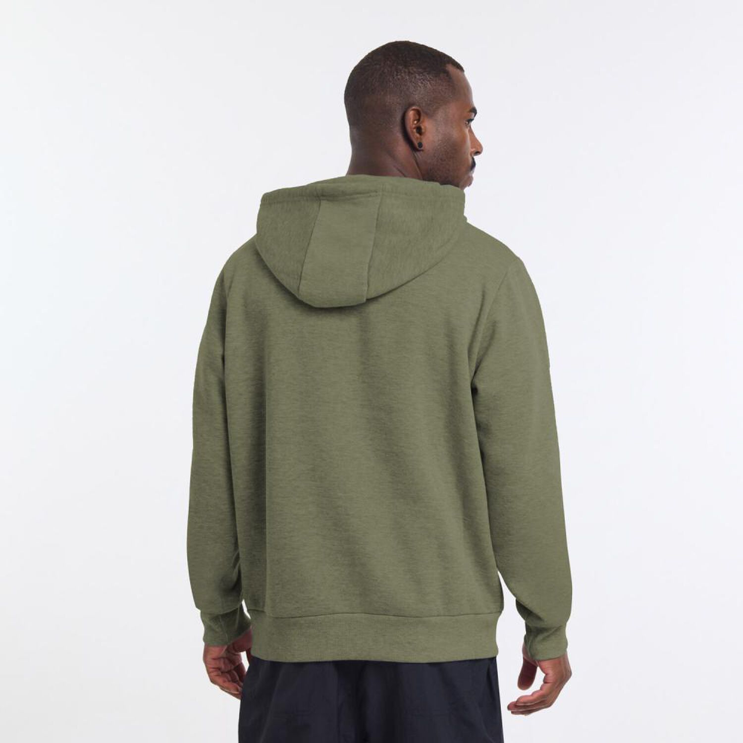 Poler&oacute;n Deportivo Cuello Alto Con Capucha Hombre Wetland image number 2.0