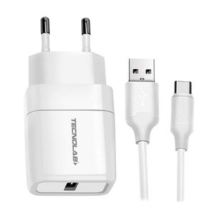 Cargador Tipo-c Tecnolab 2.4a Certificado Tl043