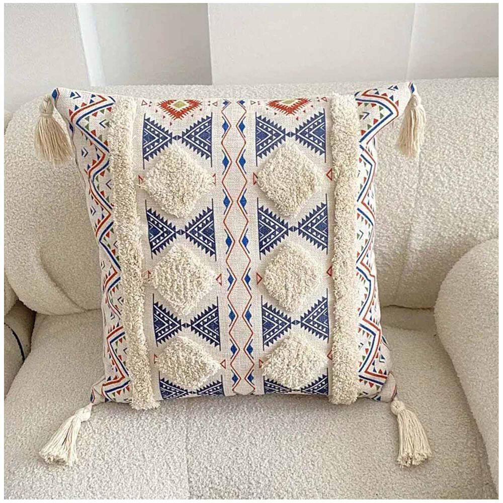 Pack De 02 Fundas De Cojin Dise&ntilde;o Boho 45x45 Cm Mod88 image number 1.0