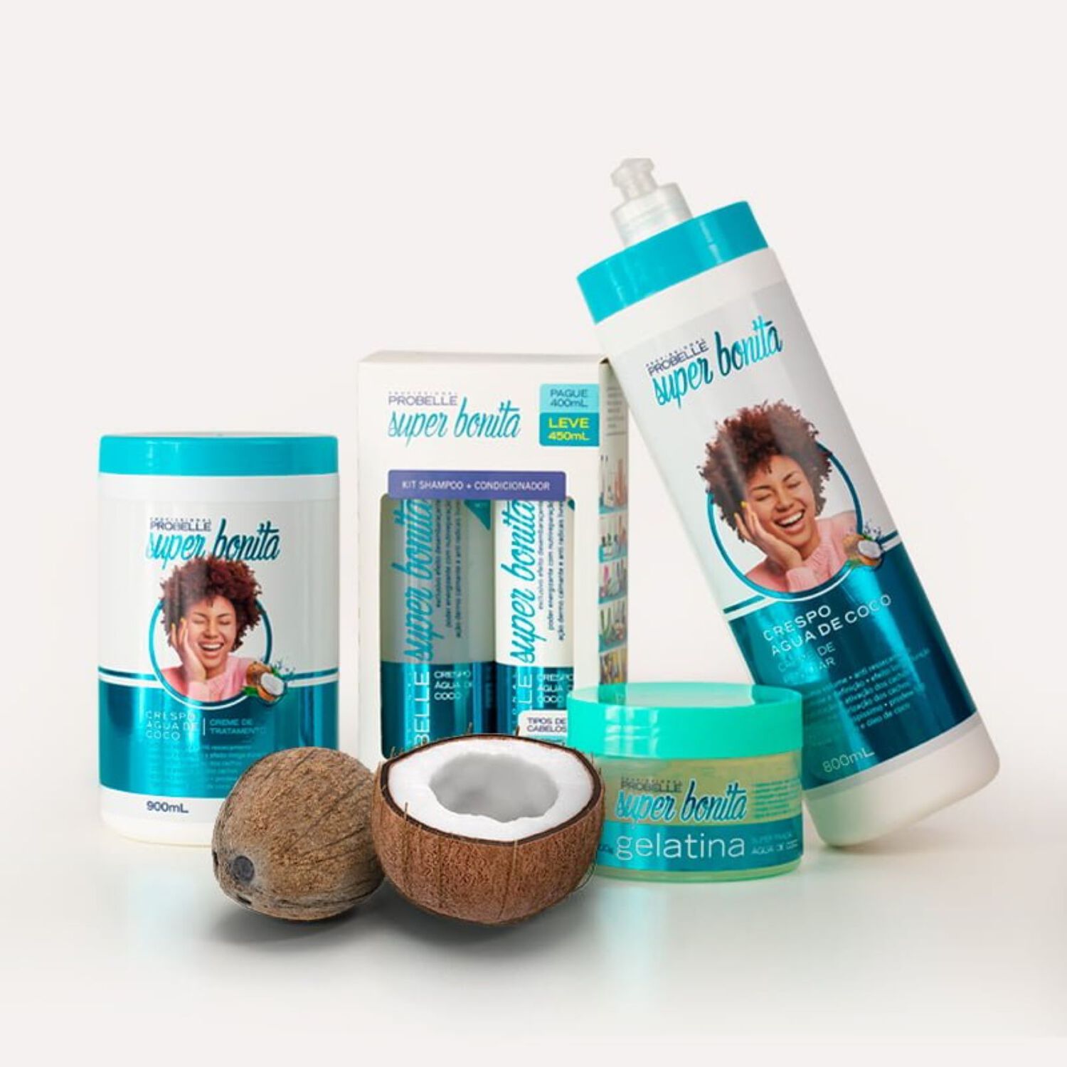 Crema De Tratamiento 900ml Rizado Agua De Coco Probelle image number 2.0