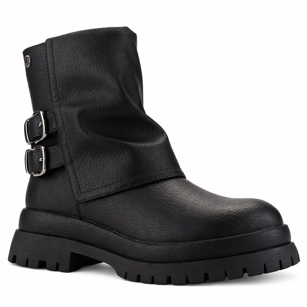 Botin Negro Mujer Casual Chalada Krep image number 2.0