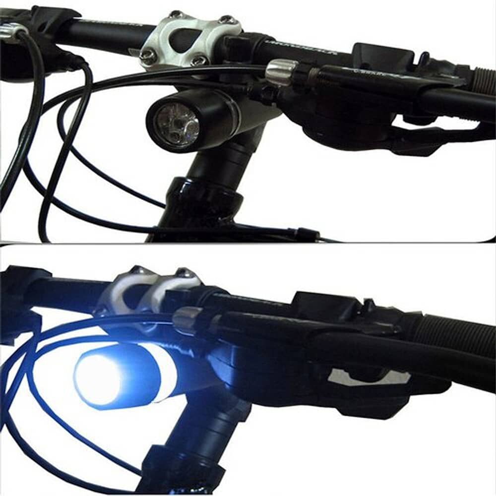 Luz Linterna Led Para Bicicleta Delantera Y Trasera image number 5.0