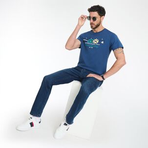 Polera Regular Manga Corta Cuello Redondo Hombre The King's Polo Club