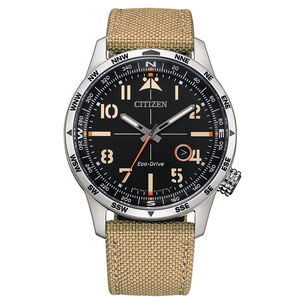 Reloj Citizen Hombre Bm7550-10e Aviator Eco-drive