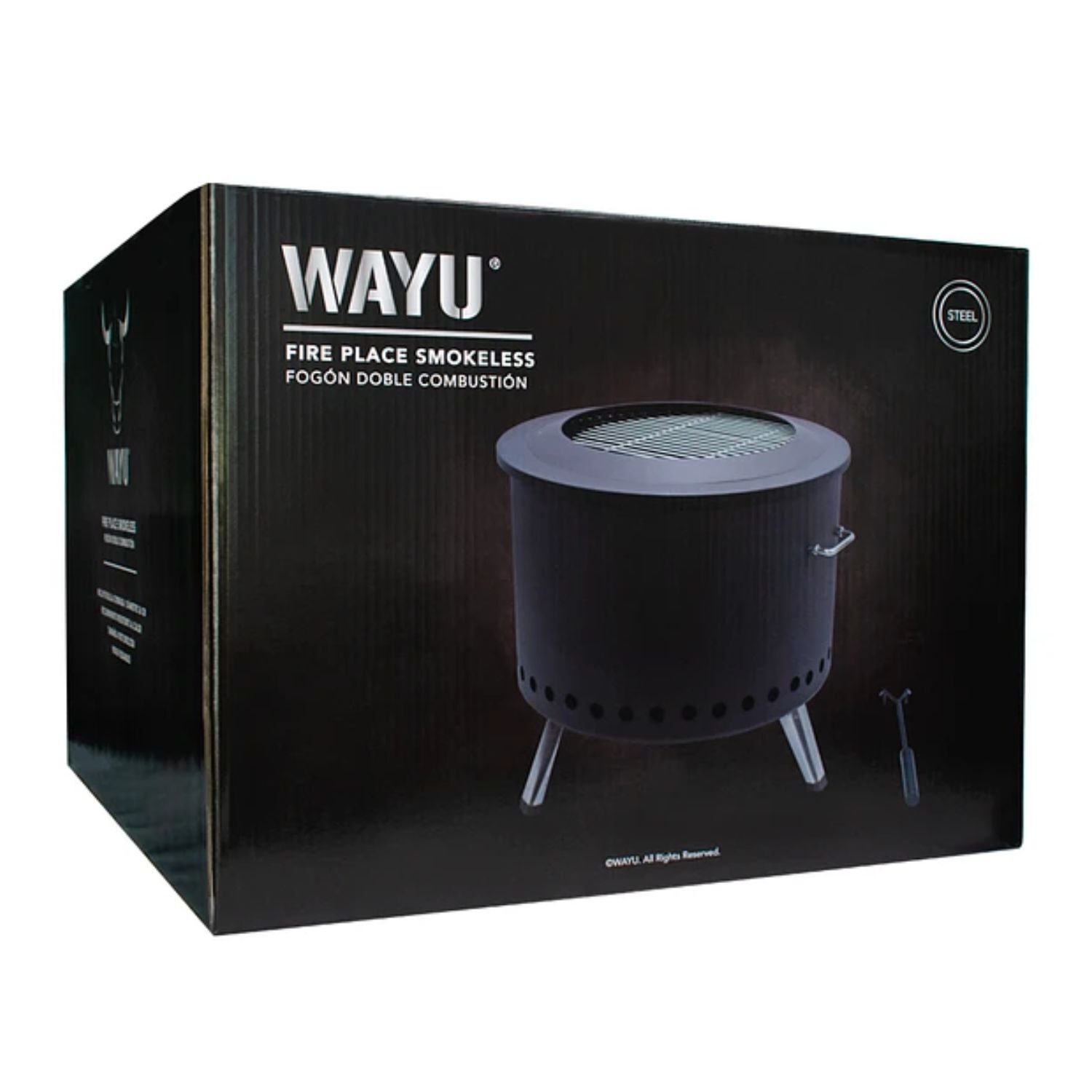 Fogon Braseo Doble Combustion 55cm Wayu Asado Parrilla image number 3.0