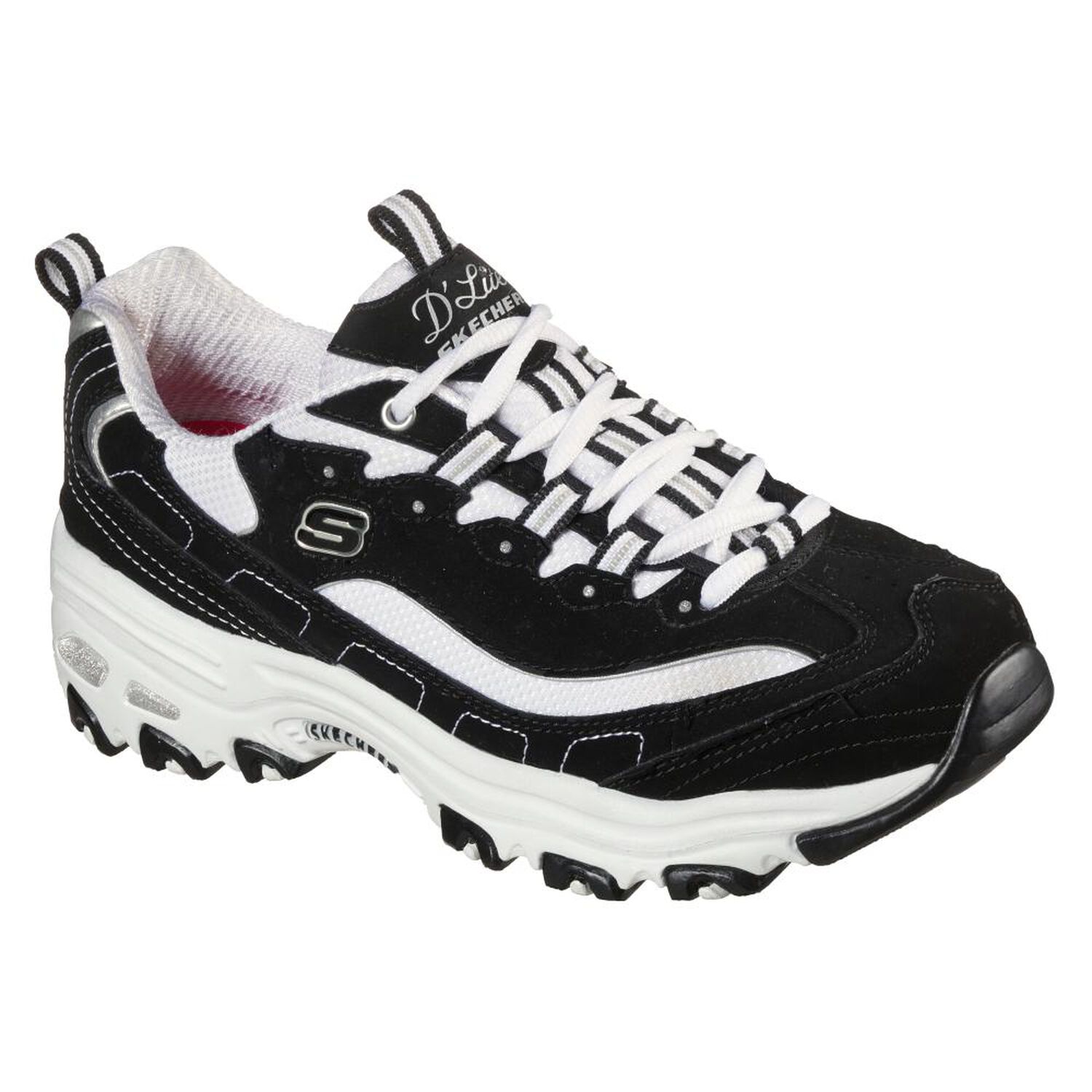 Zapatilla Urbana Mujer Skechers D'lites Negro/blanco image number 0.0
