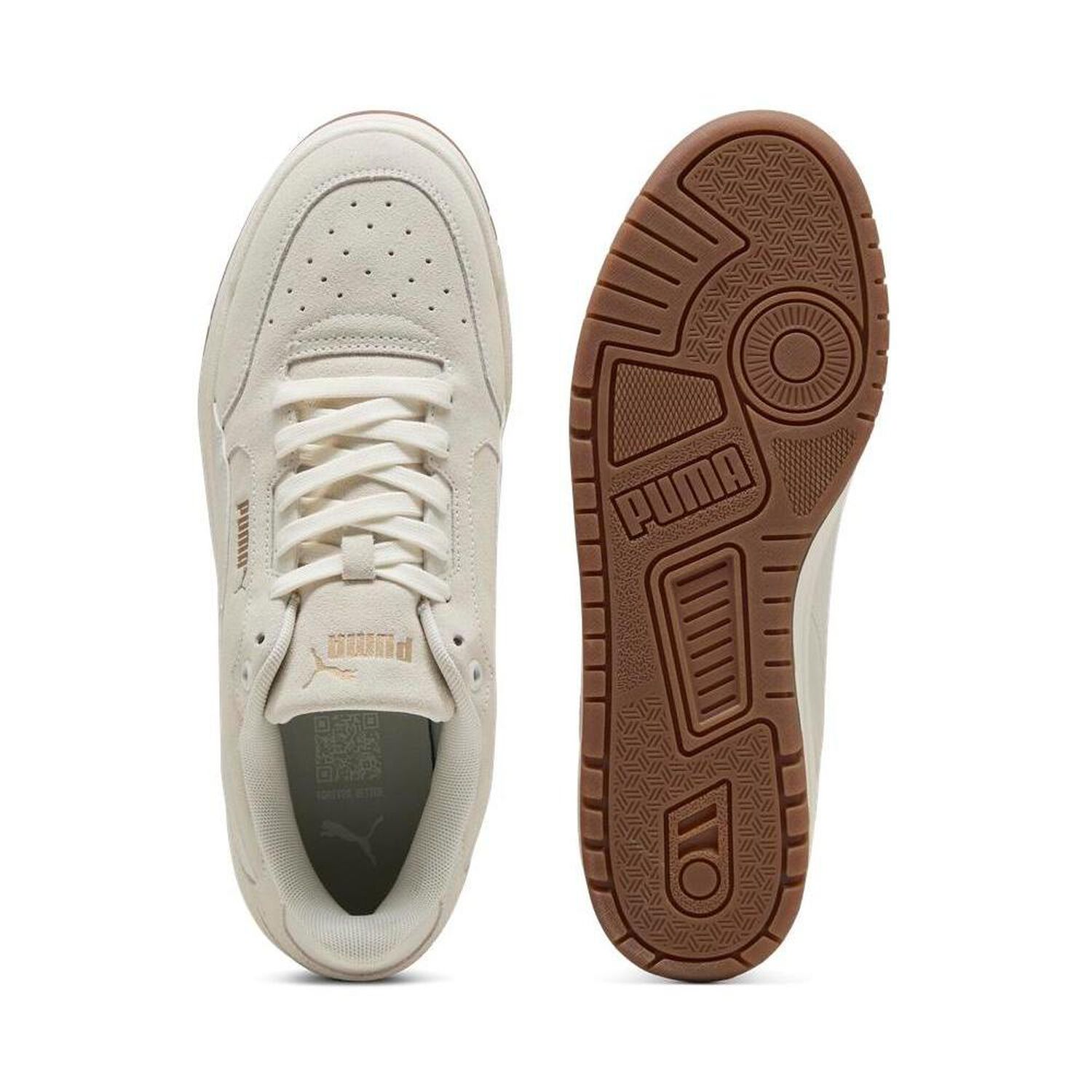 Zapatilla Puma Shuffle Downtown Sd Mujer Beige image number 4.0