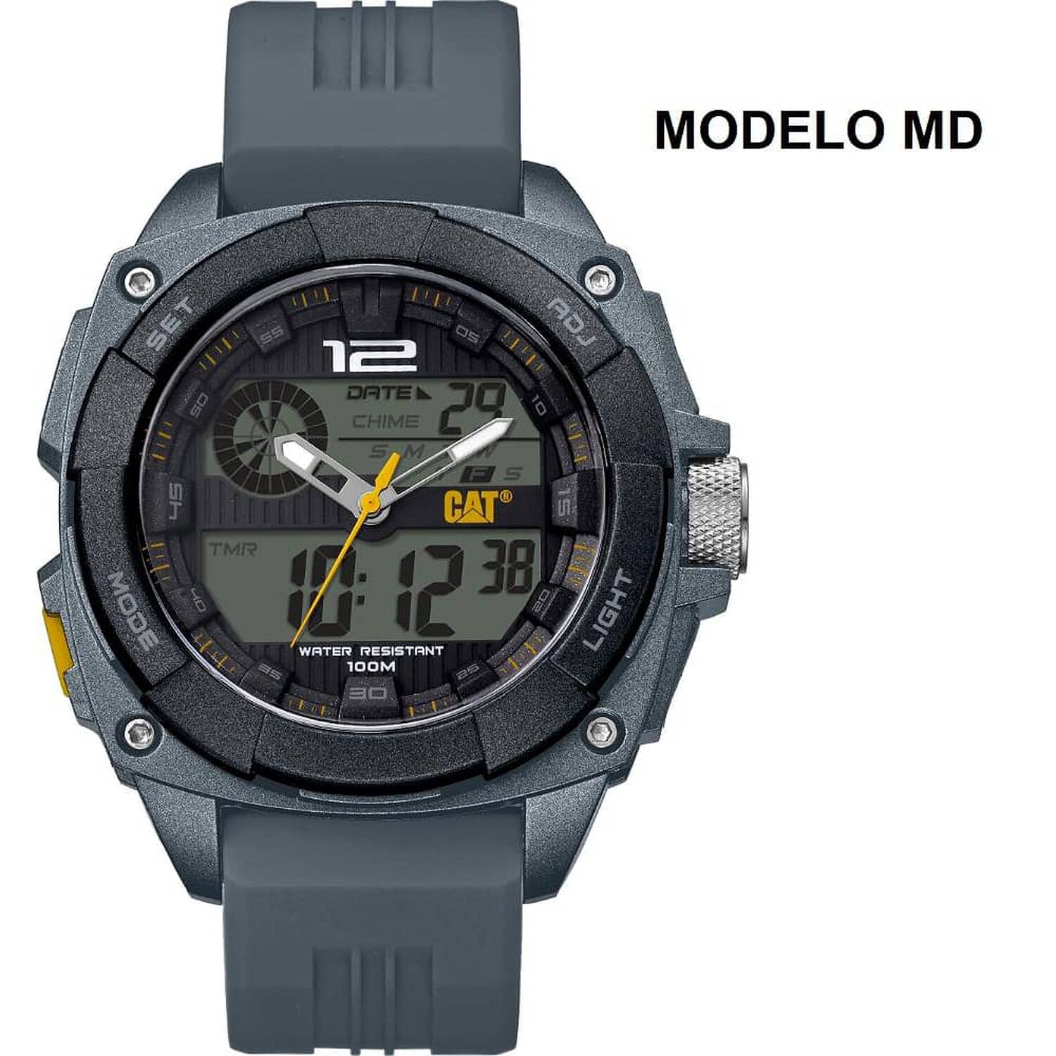 Correa Pulsera Cat Hombre Md Gris image number 2.0