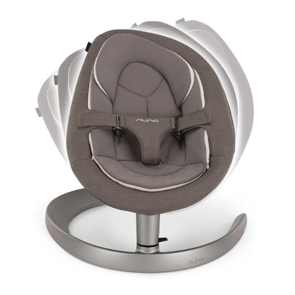 Silla Nido Baby Bouncer Leaf Grow Granite Nuna image number 4.0