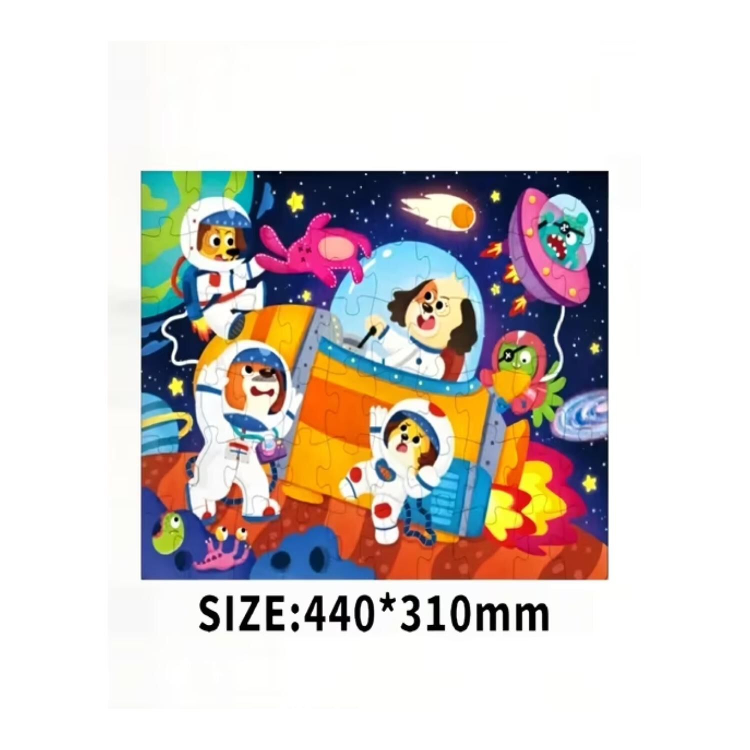 Juguete Rompecabezas 60 Piezas Astronauta Infantil image number 0.0